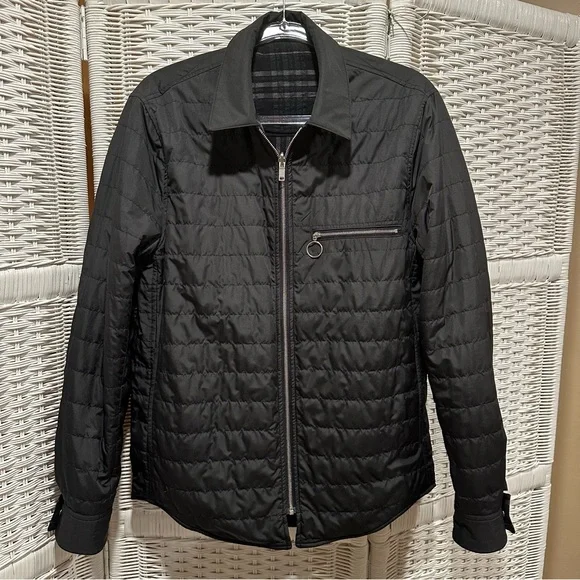 Theory Reversible Zip Shirt Jacket M
